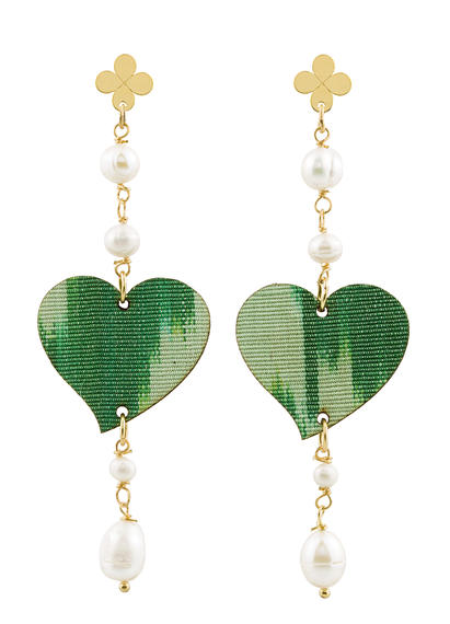 orecchini-cuore-seta-medio-verde-chiaro-perla